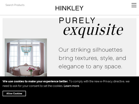 'hinkley.com' screenshot