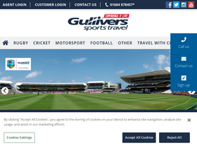 'gulliverstravel.co.uk' screenshot