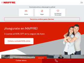 'mapfre.com.ar' screenshot