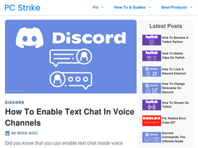 'pcstrike.com' screenshot