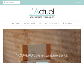 boutiquelactuel.com homepage screenshot