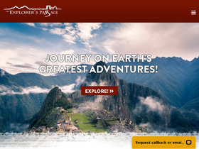 'explorerspassage.com' screenshot