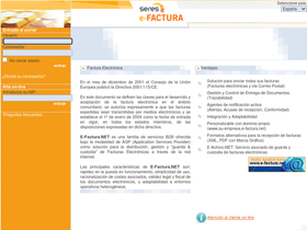 'e-factura.net' screenshot