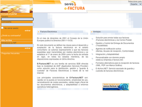 'e-factura.net' screenshot