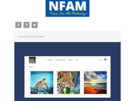 'nevuefineartmarketing.com' screenshot