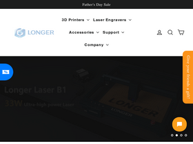 'longer3d.com' screenshot