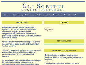 'gliscritti.it' screenshot