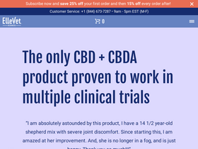 'ellevetsciences.com' screenshot