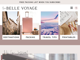'thebellevoyage.com' screenshot
