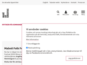 'malmolive.se' screenshot