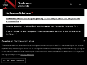 'neu.edu' screenshot