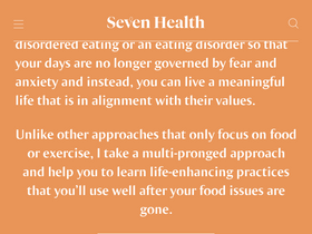 'seven-health.com' screenshot