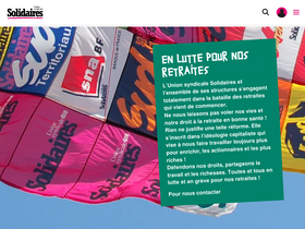 'solidaires.org' screenshot