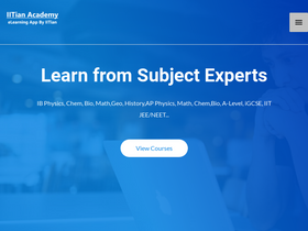 'iitianacademy.com' screenshot