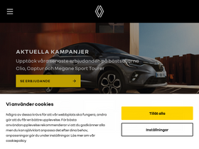 'renault.se' screenshot