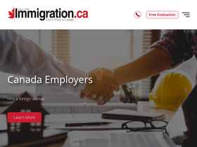 'immigration.ca' screenshot