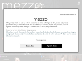 'mezzo.tv' screenshot