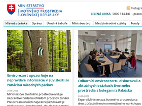'minzp.sk' screenshot