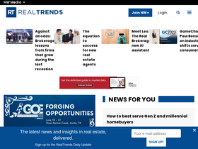 'realtrends.com' screenshot