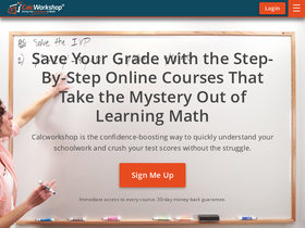 'calcworkshop.com' screenshot