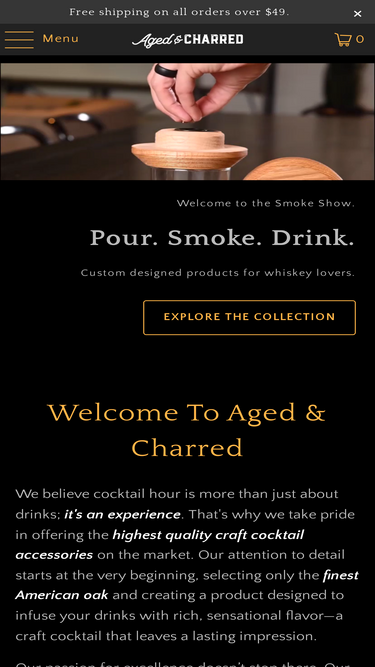 agedandcharred.com
