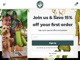 'predatoryplants.com' screenshot