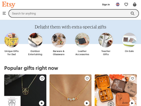 'etsy.com' screenshot