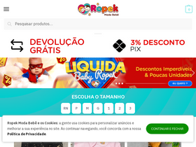 'ropek.com.br' screenshot