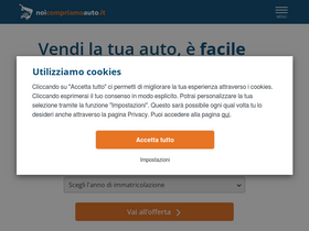 'noicompriamoauto.it' screenshot