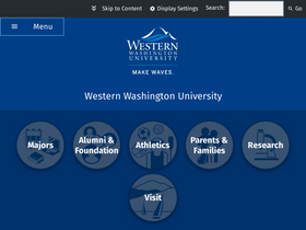 'advising.wwu.edu' screenshot