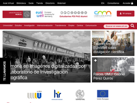 'um.es' screenshot
