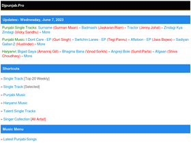 'djpunjab.pro' screenshot