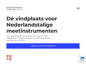 'meetinstrumentenzorg.nl' screenshot