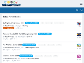 'totallympics.com' screenshot