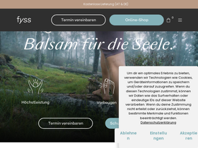Fyss homepage screenshot