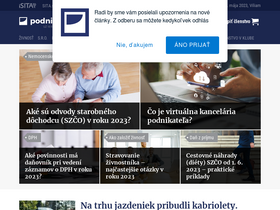 'podnikam.sk' screenshot