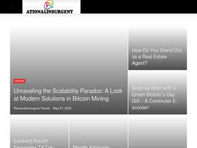 'rationalinsurgent.com' screenshot