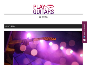 'play-guitars.com' screenshot