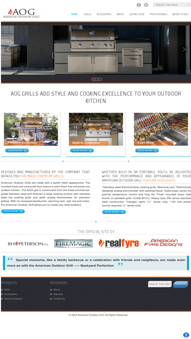 americanoutdoorgrill.com