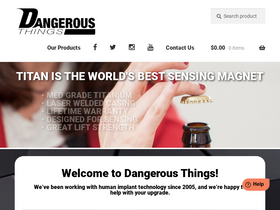 'dangerousthings.com' screenshot