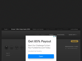 'paletton.com' screenshot