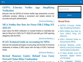 'caclub.in' screenshot