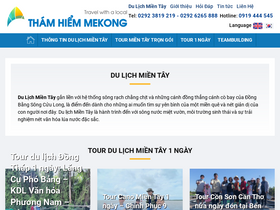 'thamhiemmekong.com' screenshot