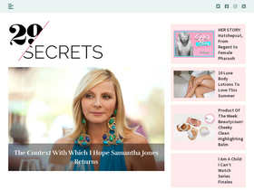 '29secrets.com' screenshot