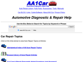 'aa1car.com' screenshot