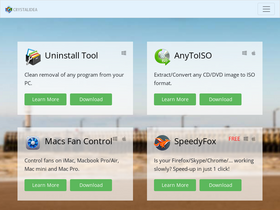 'crystalidea.com' screenshot