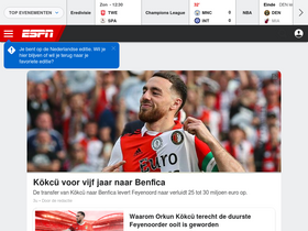 'espn.nl' screenshot