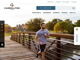 'cityofcarrollton.com' screenshot