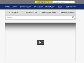 'canarymission.org' screenshot