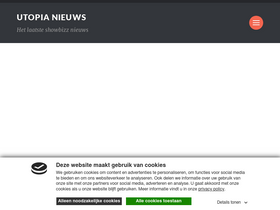 'utopianieuws.nl' screenshot